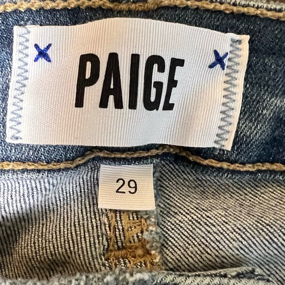 ANTHROPOLOGIE Paige Denim Verdugo Ankle Sienna Wash Skinny Mid Rise Size 29 - Picture 9 of 12